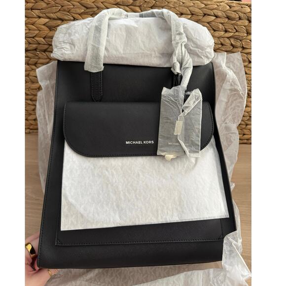 Michael Michael Kors Penny commuter backpack in black NWT! - Picture 6 of 14